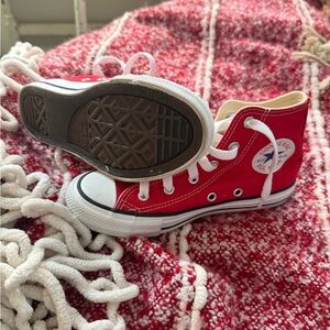 Converse Kids Red High-Top Sneakers